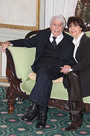 ...mit Frau Simone Rethel-Heesters (Foto. Martin Schmitz